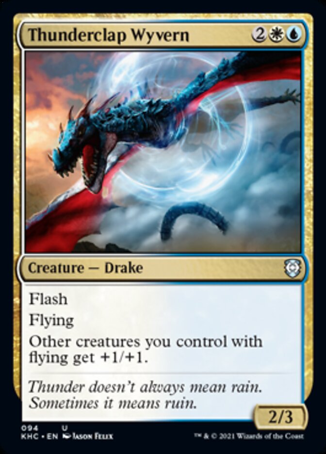 Thunderclap Wyvern [Kaldheim Commander] | L.A. Mood Comics and Games