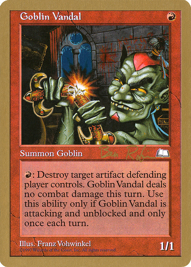 Goblin Vandal (Ben Rubin) [World Championship Decks 1998] | L.A. Mood Comics and Games