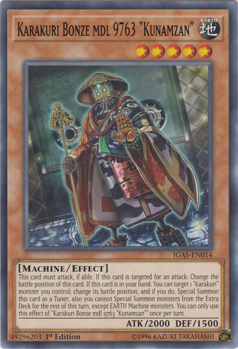 Karakuri Bonze mdl 9763 "Kunamzan" [IGAS-EN014] Common | L.A. Mood Comics and Games