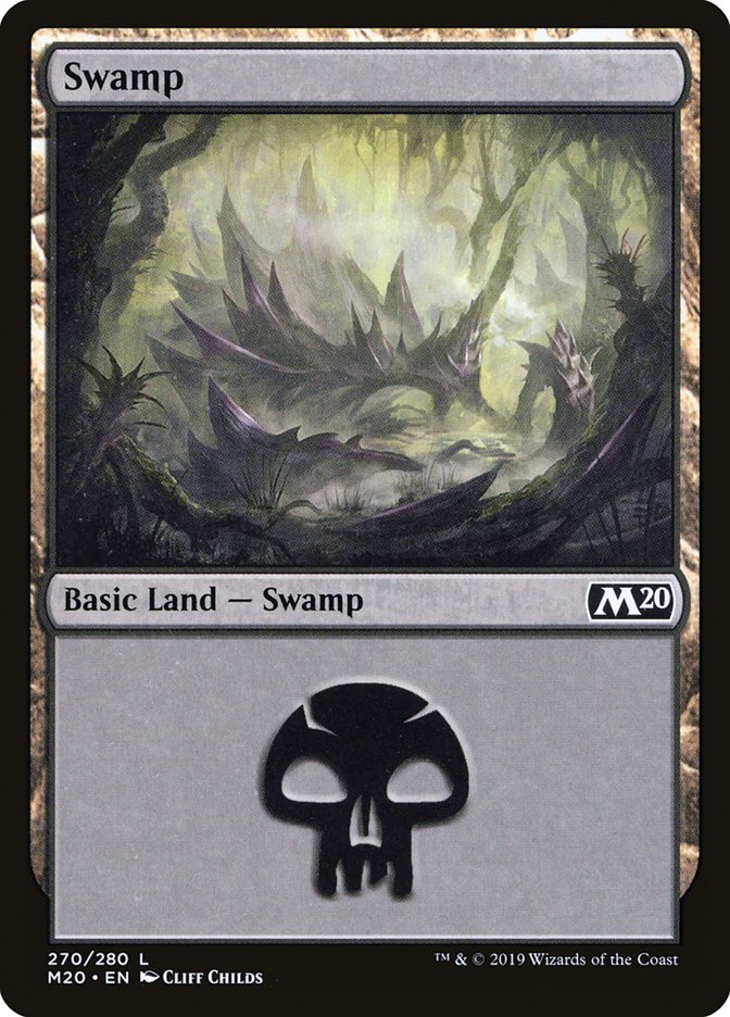 Swamp (270) [Core Set 2020] | L.A. Mood Comics and Games