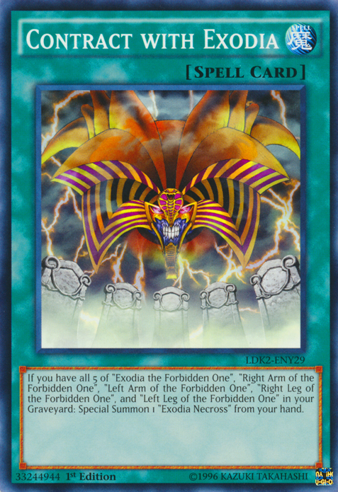 Contract with Exodia [LDK2-ENY29] Common | L.A. Mood Comics and Games