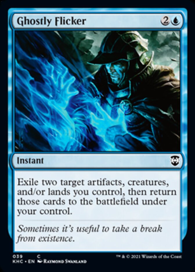 Ghostly Flicker [Kaldheim Commander] | L.A. Mood Comics and Games
