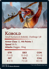 Kobold Art Card [Dungeons & Dragons: Adventures in the Forgotten Realms Art Series] | L.A. Mood Comics and Games