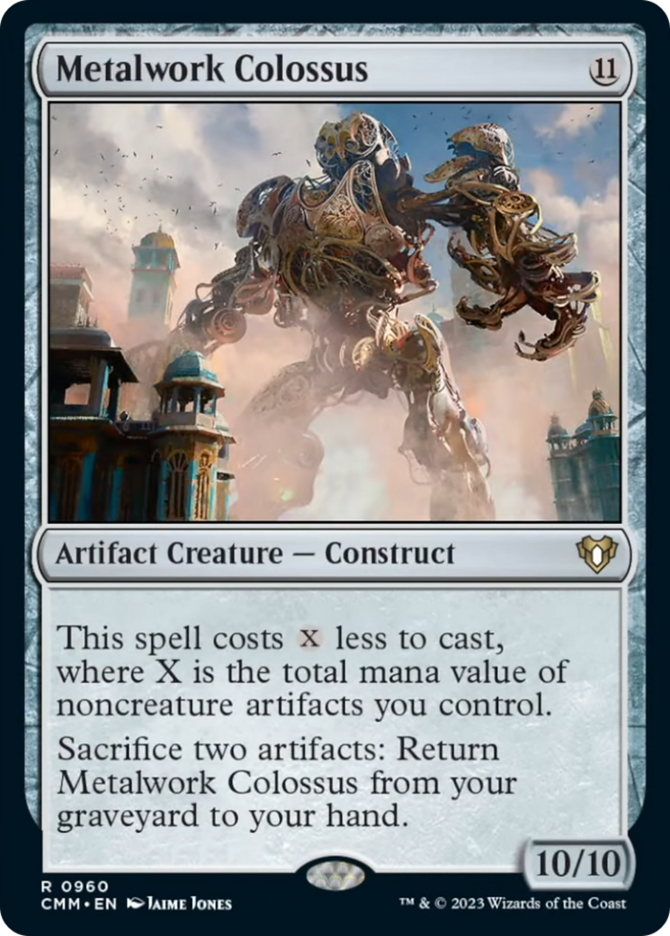 Metalwork Colossus [Commander Masters] | L.A. Mood Comics and Games