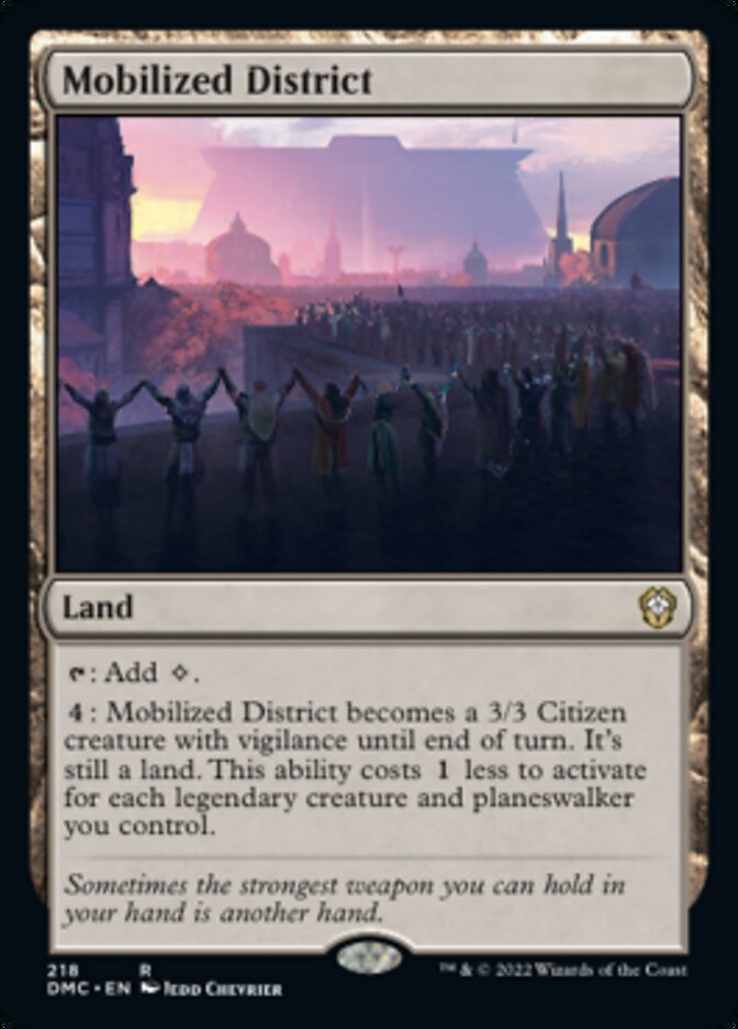 Mobilized District [Dominaria United Commander] | L.A. Mood Comics and Games