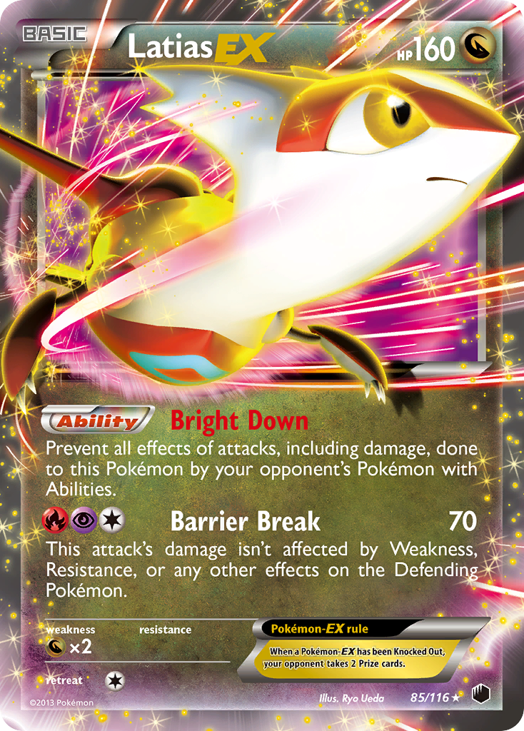 Latias EX (85/116) [Black & White: Plasma Freeze] | L.A. Mood Comics and Games
