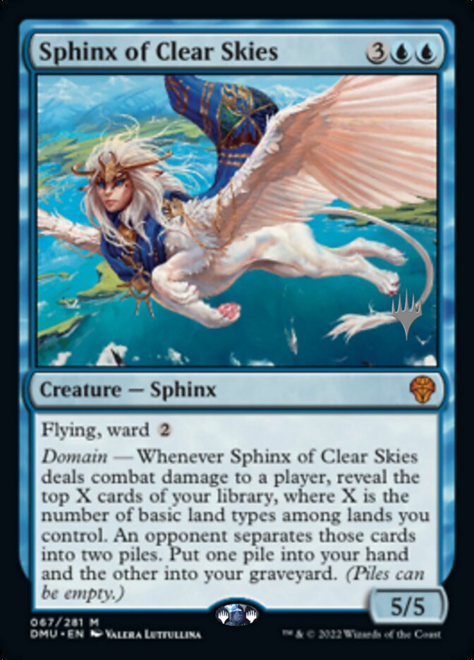 Sphinx of Clear Skies (Promo Pack) [Dominaria United Promos] | L.A. Mood Comics and Games