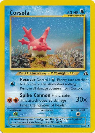 Corsola (37/75) [Neo Discovery Unlimited] | L.A. Mood Comics and Games