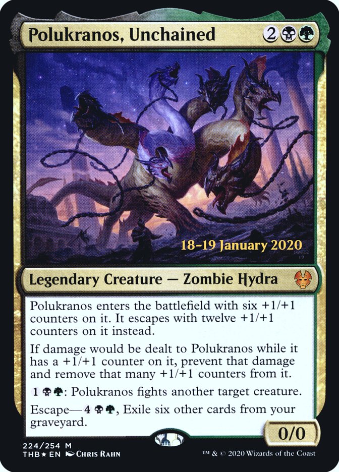 Polukranos, Unchained [Theros Beyond Death Prerelease Promos] | L.A. Mood Comics and Games