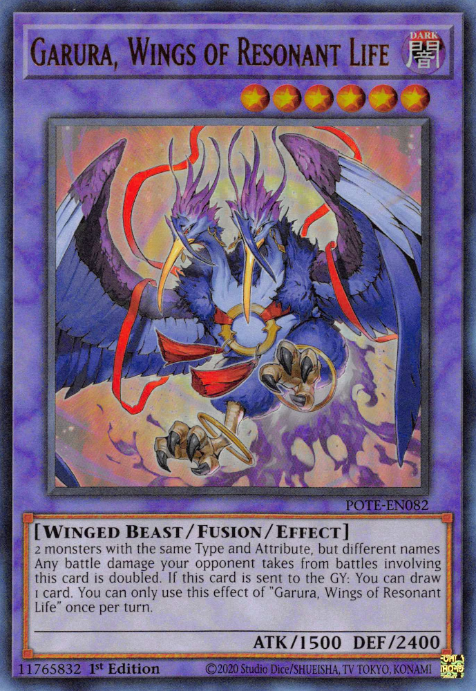 Garura, Wings of Resonant Life [POTE-EN082] Ultra Rare | L.A. Mood Comics and Games