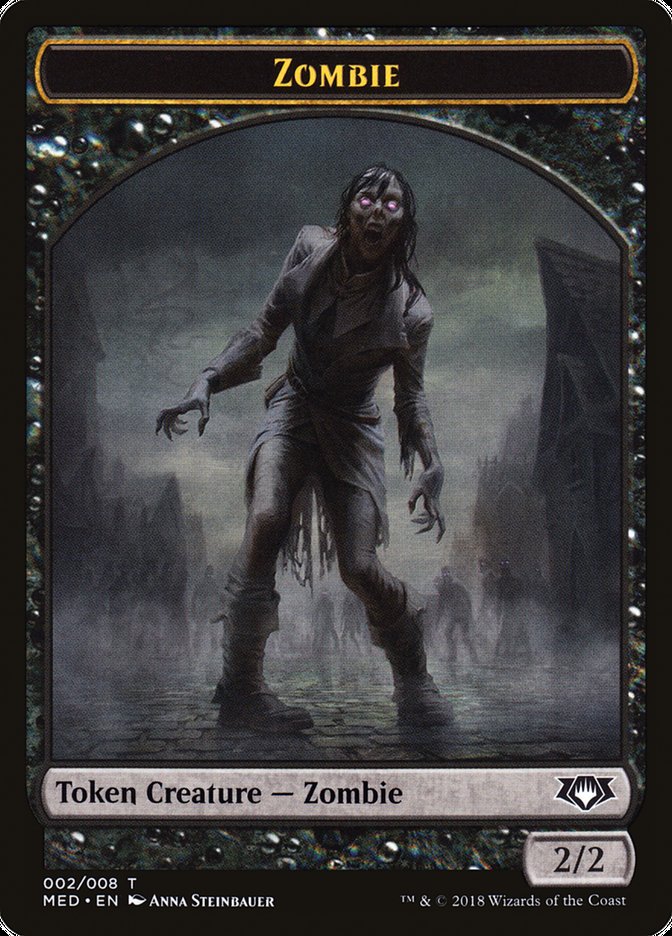 Zombie Token [Mythic Edition Tokens] | L.A. Mood Comics and Games