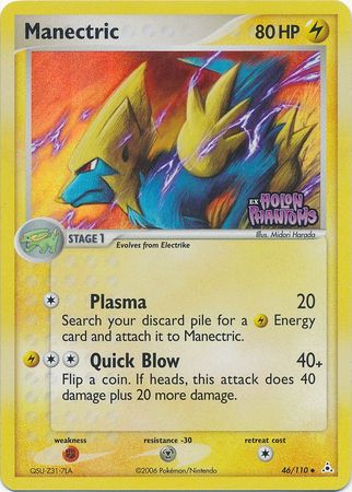 Manectric (46/110) (Stamped) [EX: Holon Phantoms] | L.A. Mood Comics and Games