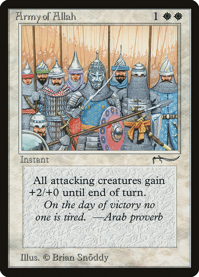 Army of Allah (Light Mana Cost) [Arabian Nights] | L.A. Mood Comics and Games