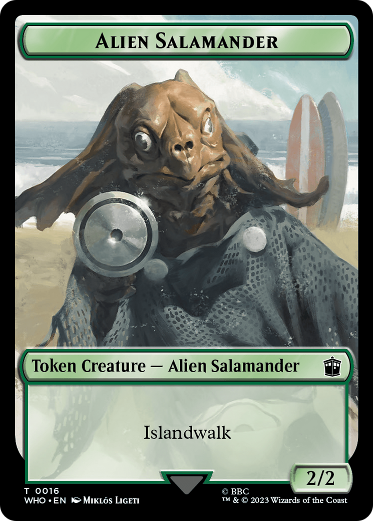 Alien Salamander // Alien Insect Double-Sided Token [Doctor Who Tokens] | L.A. Mood Comics and Games