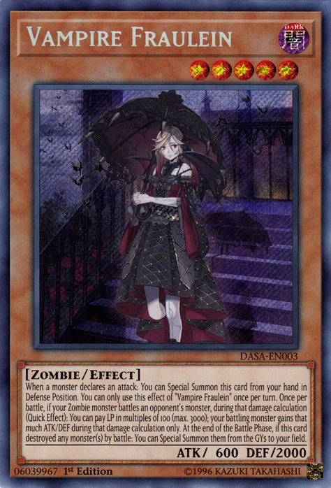 Vampire Fraulein [DASA-EN003] Secret Rare | L.A. Mood Comics and Games