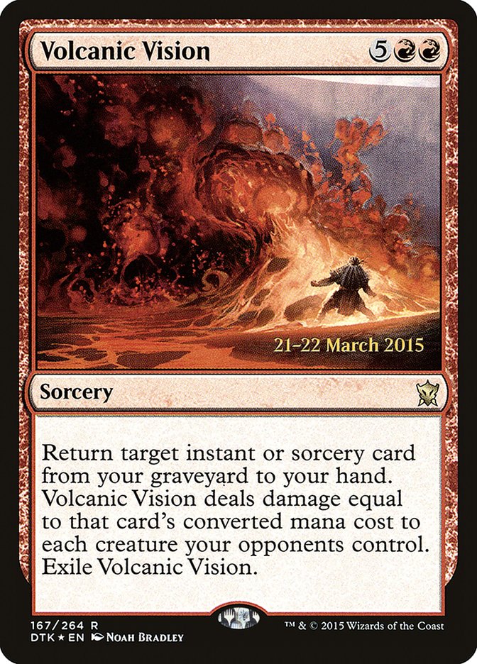 Volcanic Vision [Dragons of Tarkir Prerelease Promos] | L.A. Mood Comics and Games