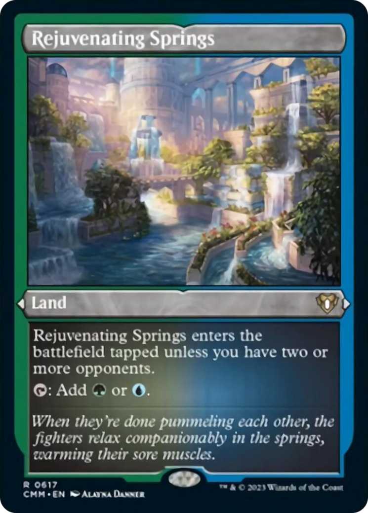 Rejuvenating Springs (Foil Etched) [Commander Masters] | L.A. Mood Comics and Games