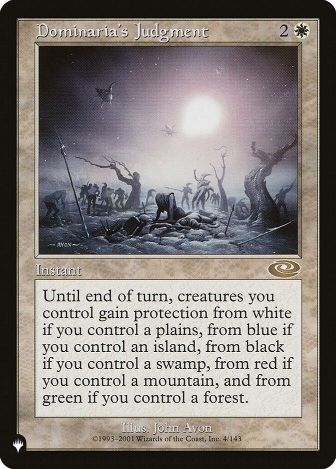 Dominaria's Judgment [The List] | L.A. Mood Comics and Games