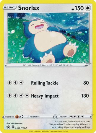 Snorlax (SWSH032) [Sword & Shield: Black Star Promos] | L.A. Mood Comics and Games