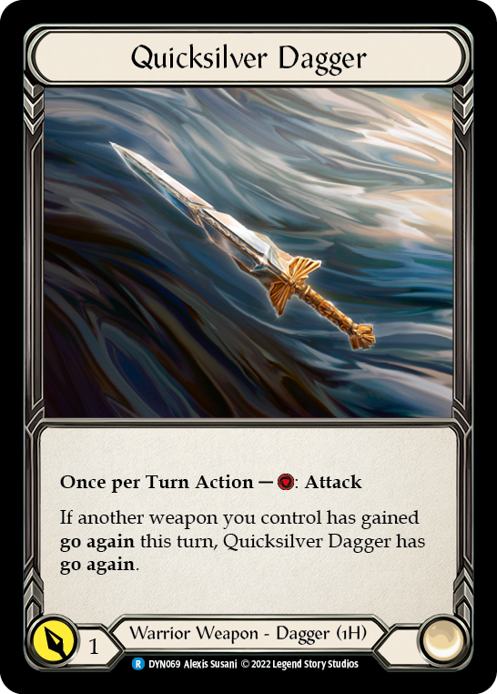 Quicksilver Dagger [DYN069] (Dynasty)  Rainbow Foil | L.A. Mood Comics and Games