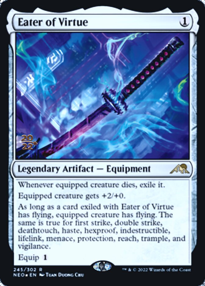Eater of Virtue [Kamigawa: Neon Dynasty Prerelease Promos] | L.A. Mood Comics and Games