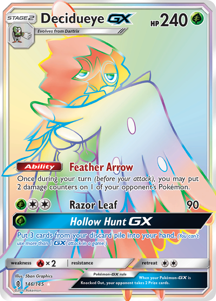 Decidueye GX (146/145) [Sun & Moon: Guardians Rising] | L.A. Mood Comics and Games