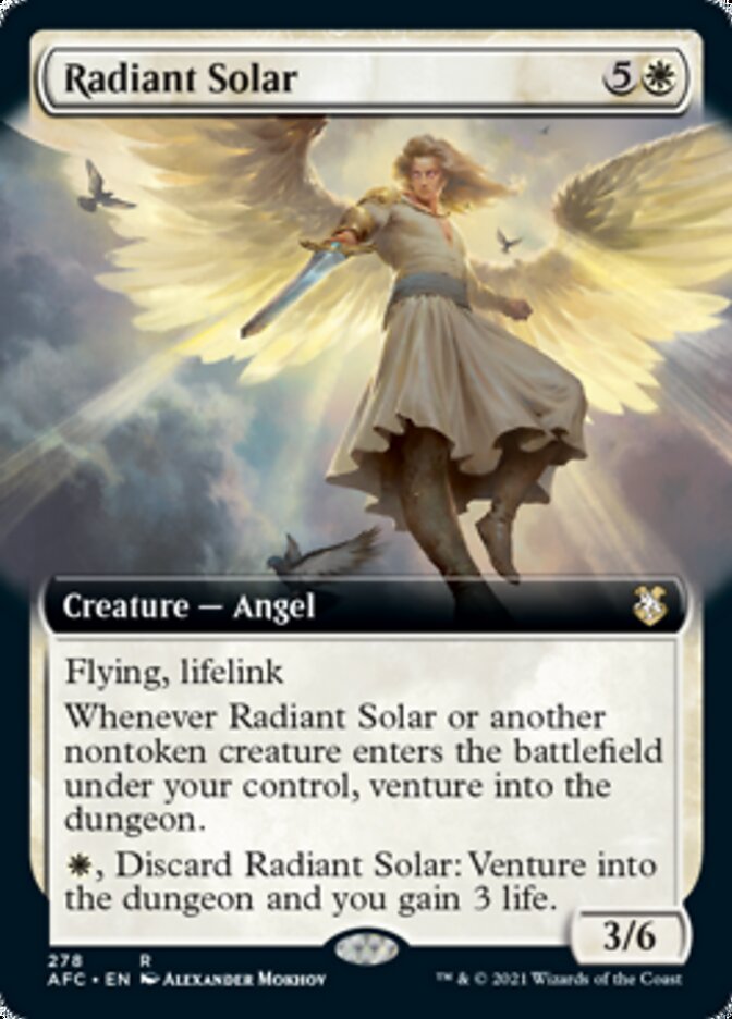 Radiant Solar (Extended Art) [Dungeons & Dragons: Adventures in the Forgotten Realms Commander] | L.A. Mood Comics and Games