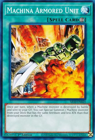Machina Armored Unit [SR10-EN025] Common | L.A. Mood Comics and Games