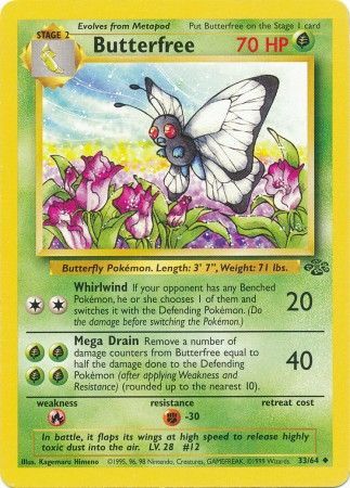 Butterfree (33/64) [Jungle Unlimited] | L.A. Mood Comics and Games