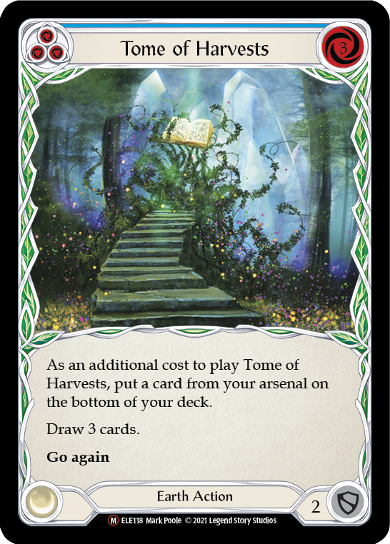 Tome of Harvests [U-ELE118] (Tales of Aria Unlimited)  Unlimited Rainbow Foil | L.A. Mood Comics and Games