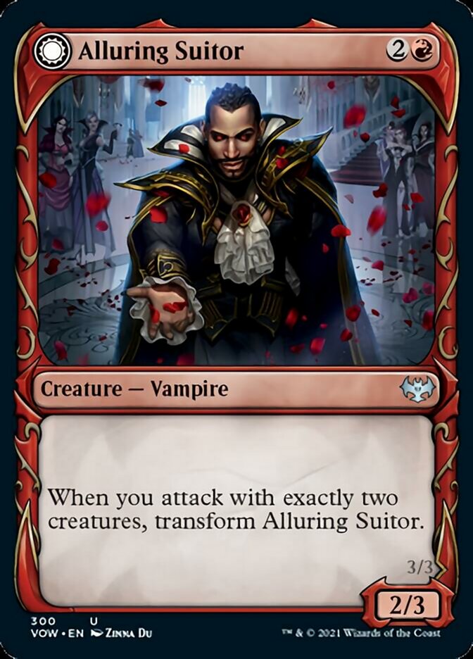 Alluring Suitor // Deadly Dancer (Showcase Fang Frame) [Innistrad: Crimson Vow] | L.A. Mood Comics and Games