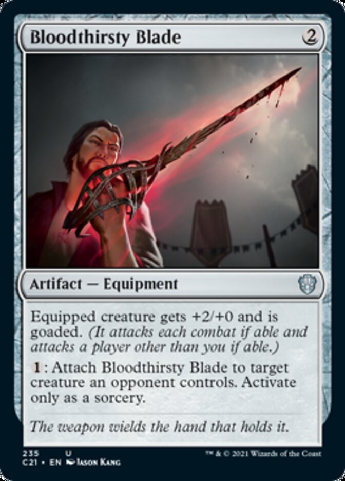Bloodthirsty Blade [Commander 2021] | L.A. Mood Comics and Games