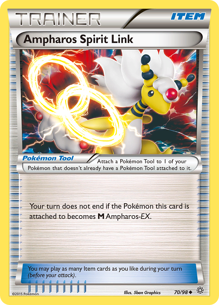 Ampharos Spirit Link (70/98) [XY: Ancient Origins] | L.A. Mood Comics and Games