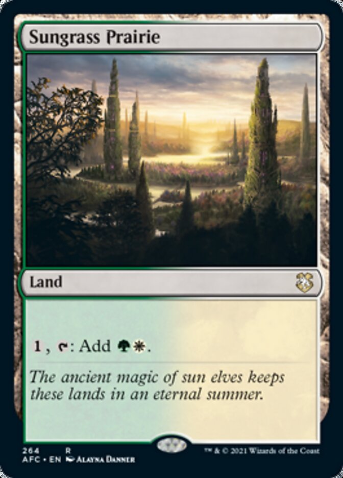 Sungrass Prairie [Dungeons & Dragons: Adventures in the Forgotten Realms Commander] | L.A. Mood Comics and Games