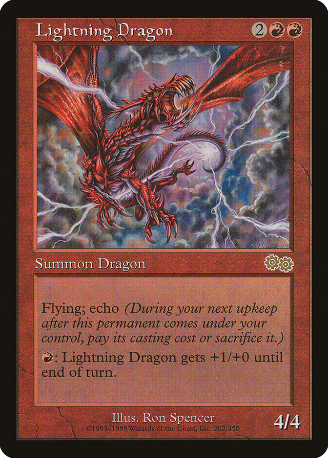 Lightning Dragon [Urza's Saga] | L.A. Mood Comics and Games