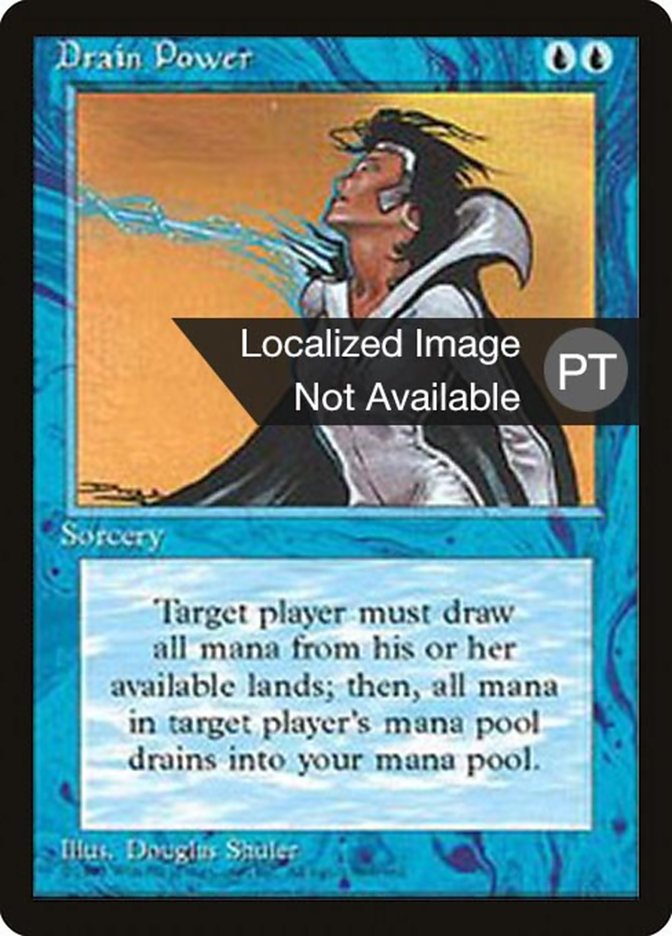 Drain Power [Fourth Edition (Foreign Black Border)] | L.A. Mood Comics and Games