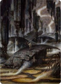 Grimclimb Pathway Art Card [Zendikar Rising Art Series] | L.A. Mood Comics and Games