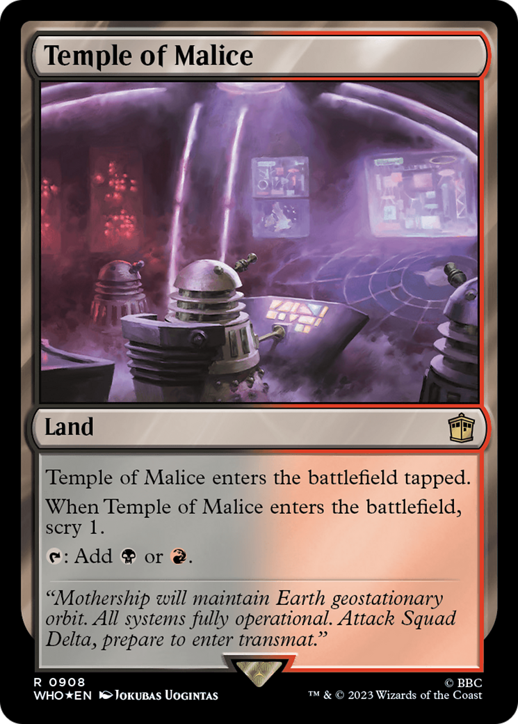 Temple of Malice (Surge Foil) [Doctor Who] | L.A. Mood Comics and Games