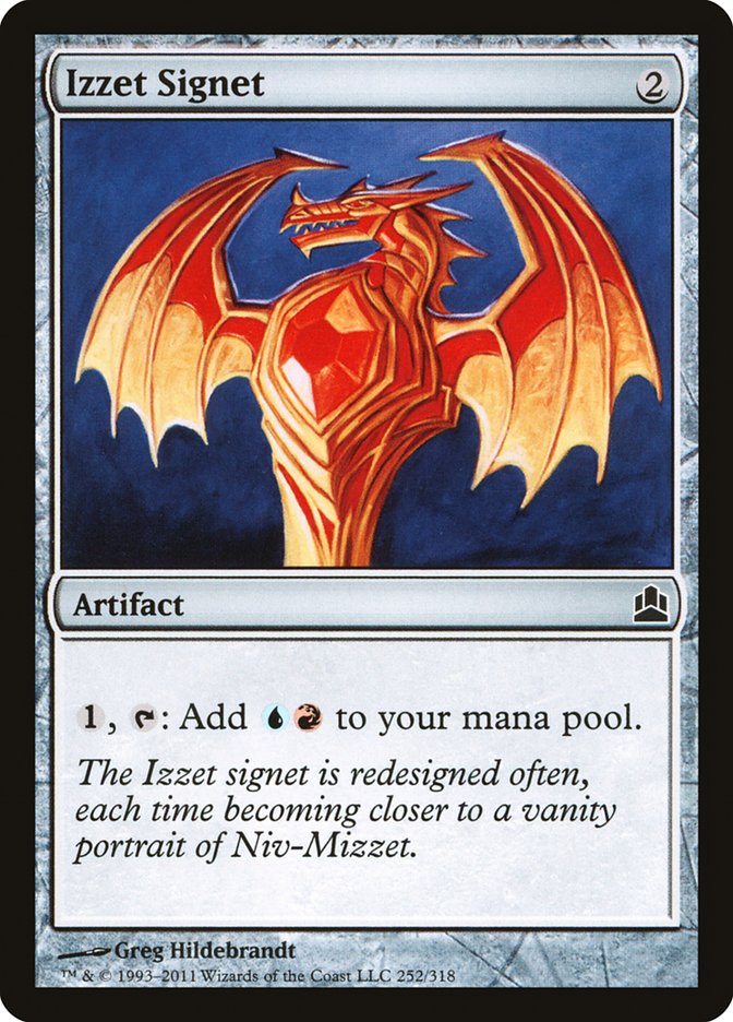 Izzet Signet [Commander 2011] | L.A. Mood Comics and Games