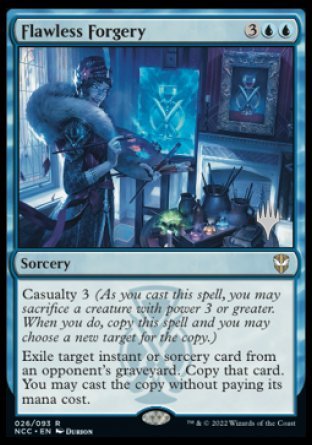 Flawless Forgery (Promo Pack) [Streets of New Capenna Commander Promos] | L.A. Mood Comics and Games