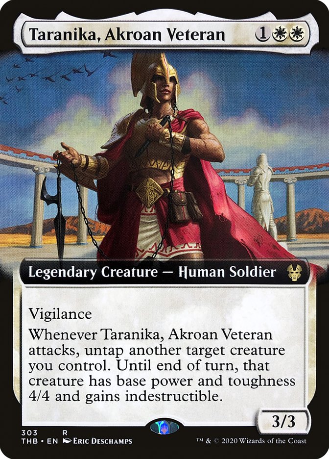 Taranika, Akroan Veteran (Extended Art) [Theros Beyond Death] | L.A. Mood Comics and Games