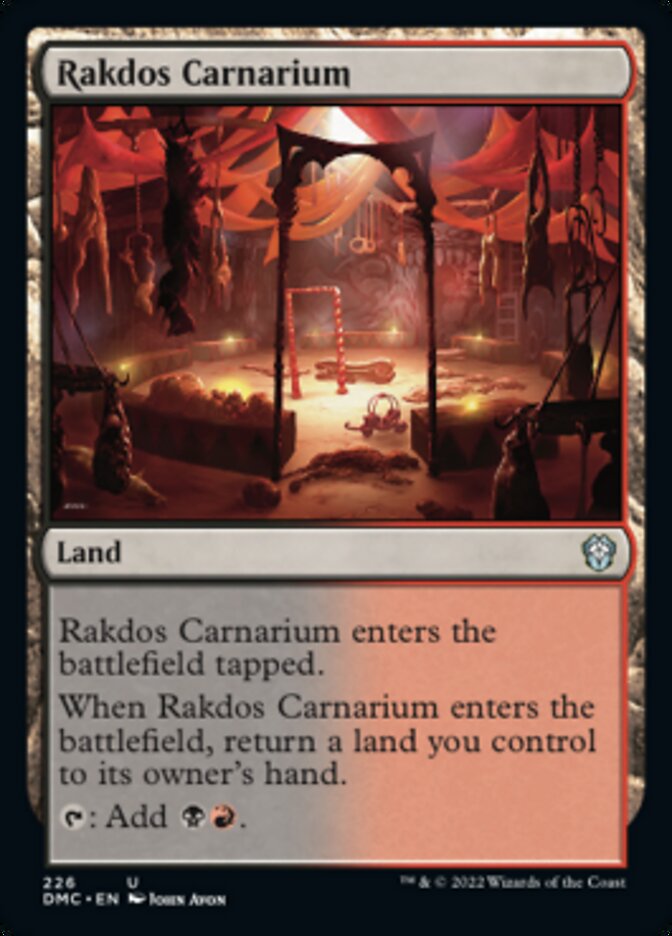 Rakdos Carnarium [Dominaria United Commander] | L.A. Mood Comics and Games