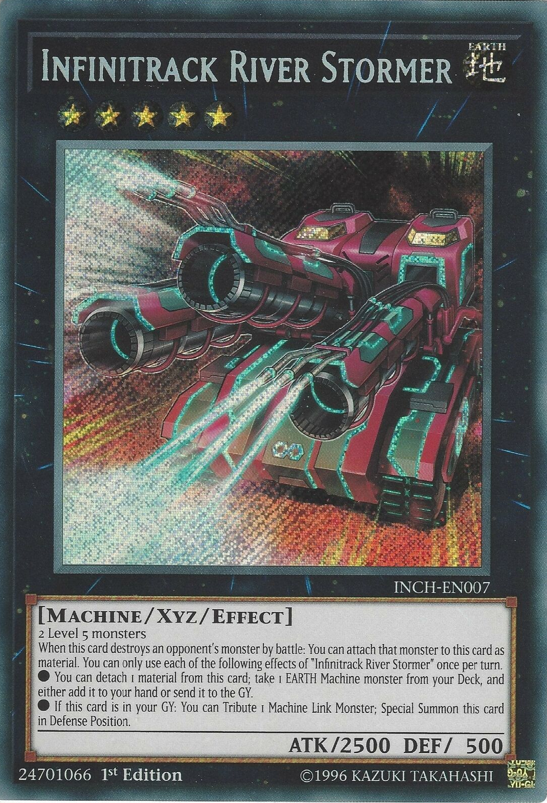 Infinitrack River Stormer [INCH-EN007] Secret Rare | L.A. Mood Comics and Games