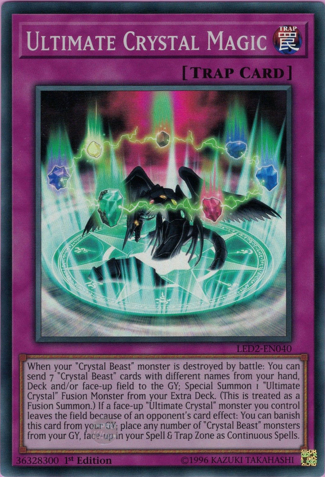 Ultimate Crystal Magic [LED2-EN040] Super Rare | L.A. Mood Comics and Games