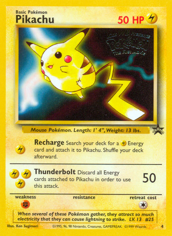 Pikachu (4) [Wizards of the Coast: Black Star Promos] | L.A. Mood Comics and Games