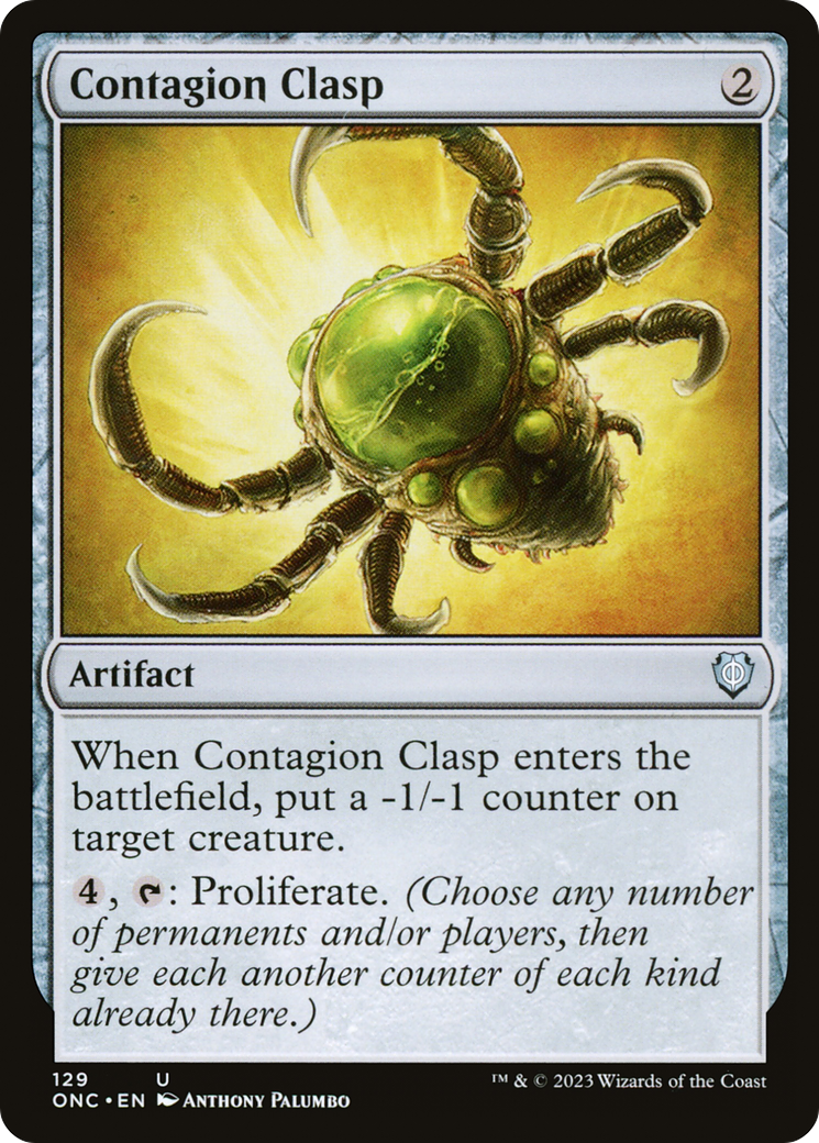 Contagion Clasp [Phyrexia: All Will Be One Commander] | L.A. Mood Comics and Games