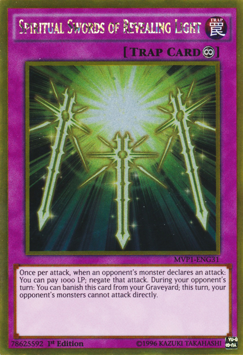 Spiritual Swords of Revealing Light [MVP1-ENG31] Gold Rare | L.A. Mood Comics and Games