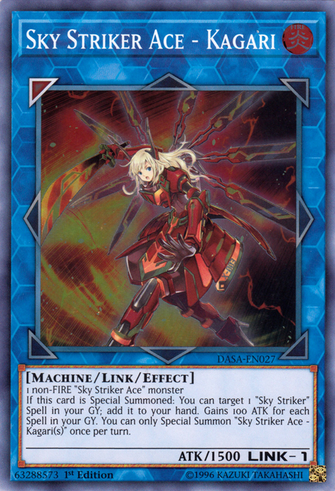 Sky Striker Ace - Kagari [DASA-EN027] Super Rare | L.A. Mood Comics and Games