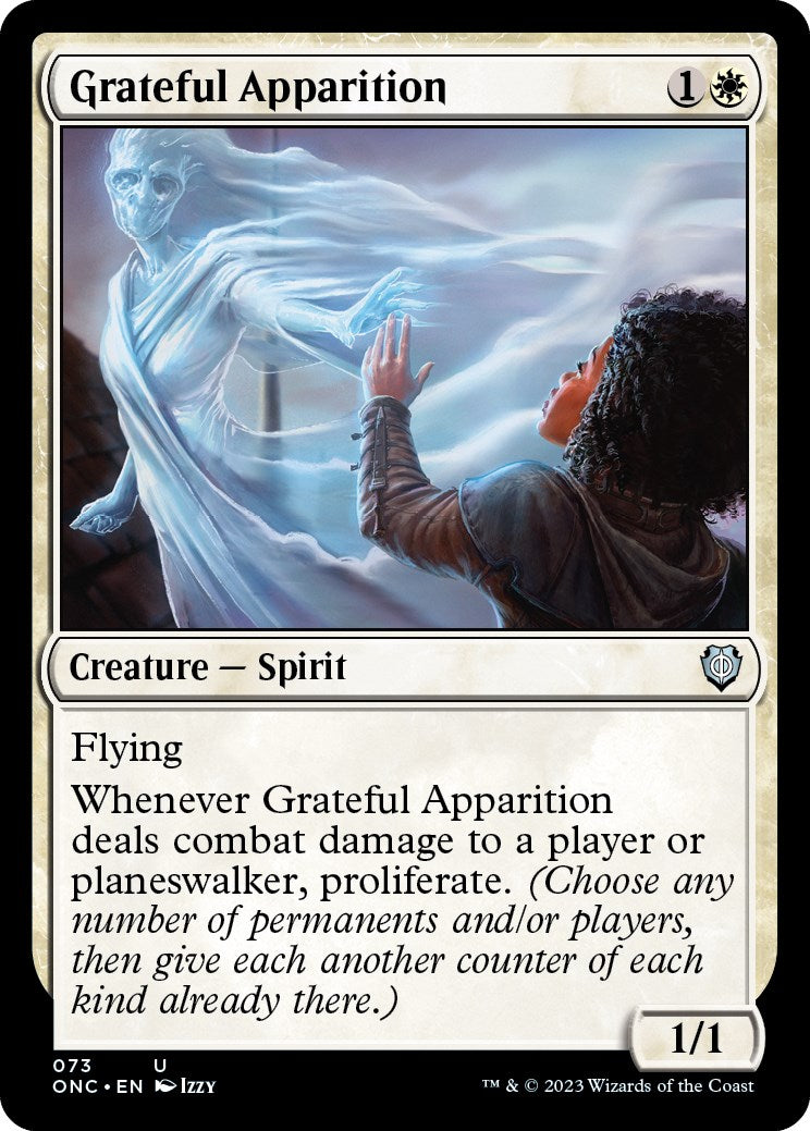 Grateful Apparition [Phyrexia: All Will Be One Commander] | L.A. Mood Comics and Games