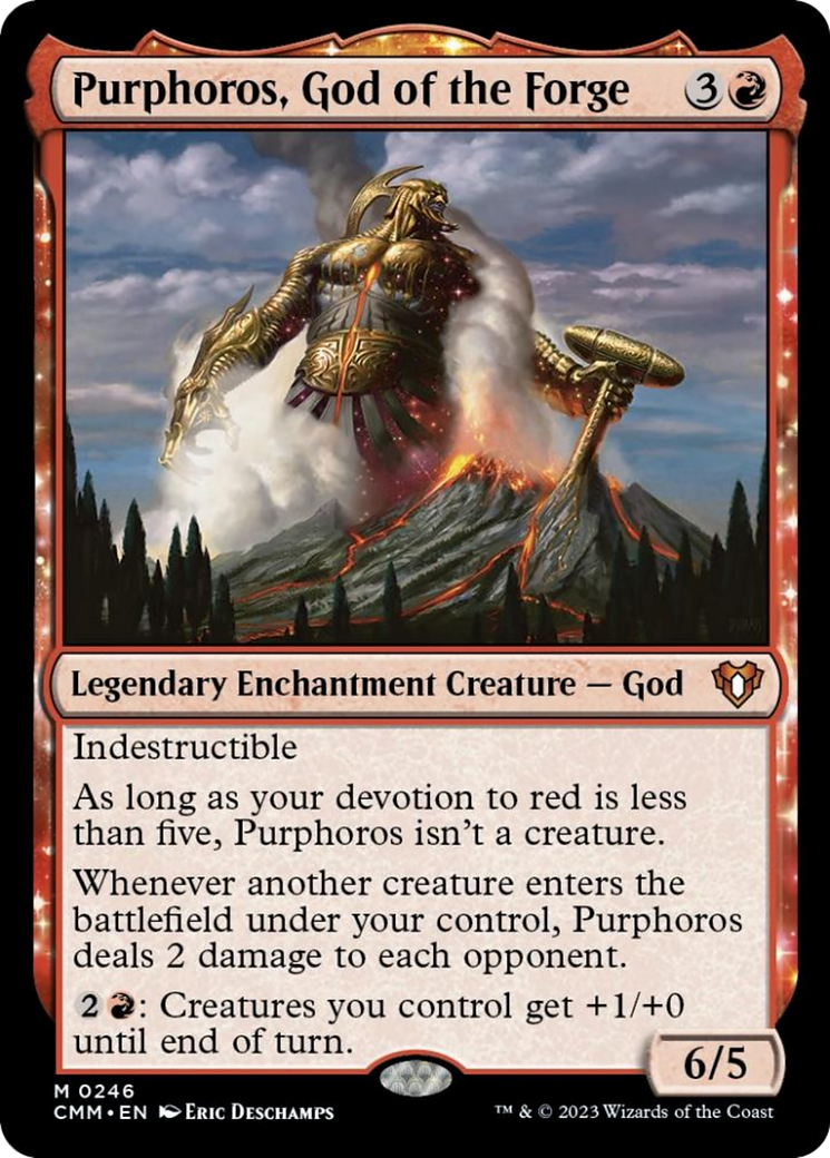 Purphoros, God of the Forge [Commander Masters] | L.A. Mood Comics and Games